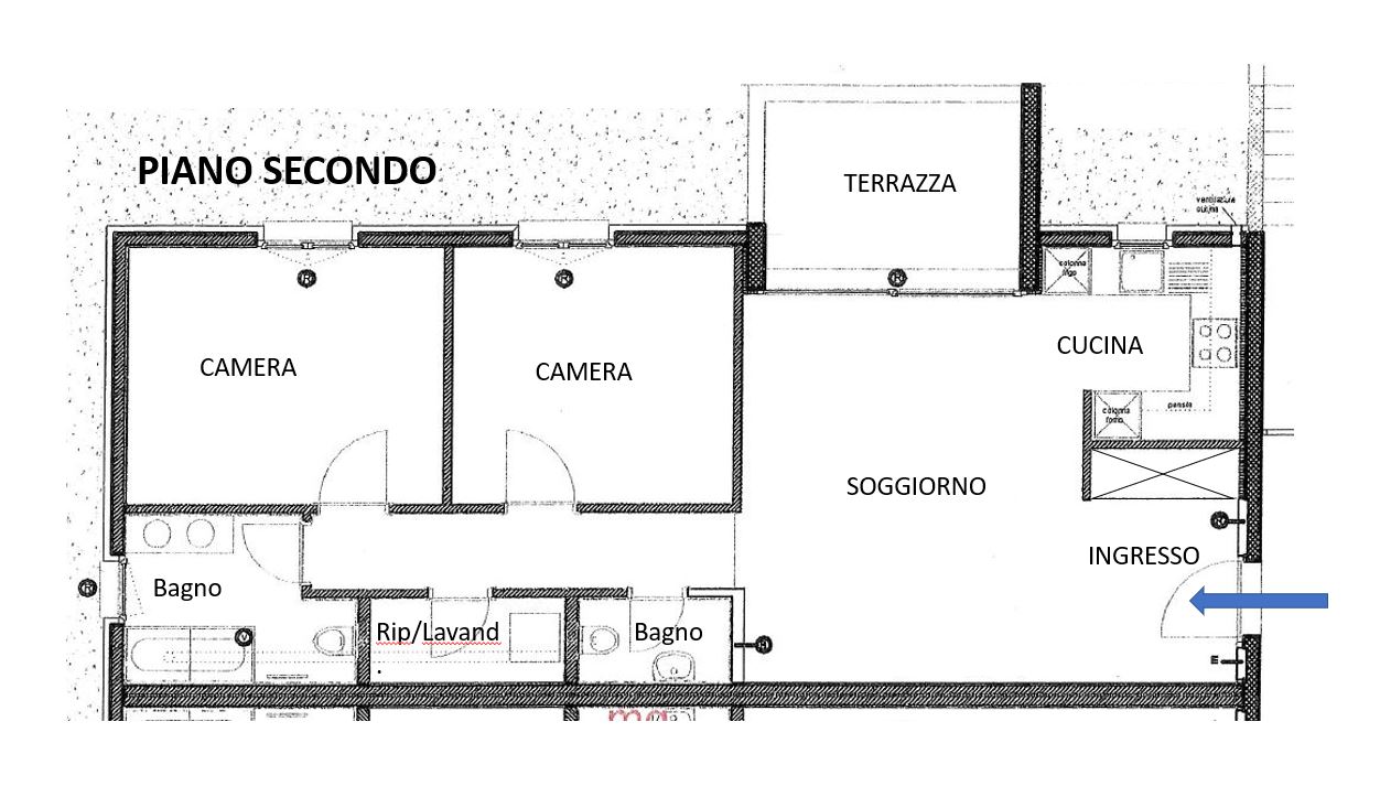 Sigirino: nice 3.5 rooms flat with three parkings